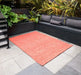 Woven Edge sensation sunset Orange, Red Living Room  Rug.