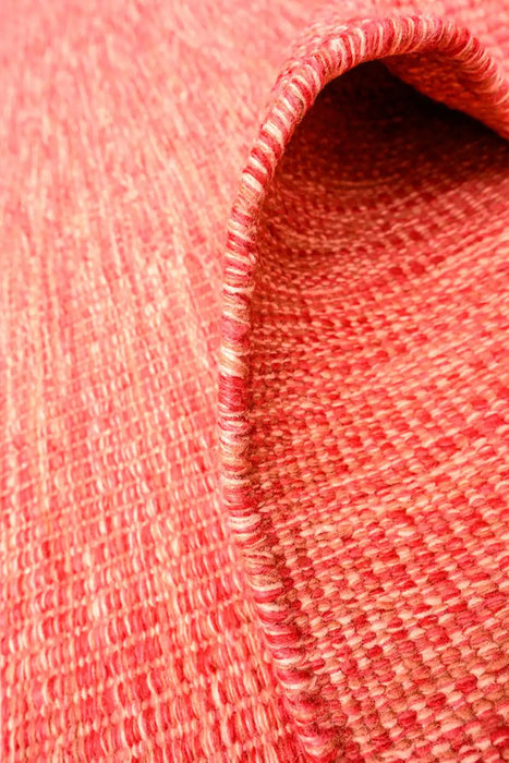 Woven Edge sensation sunset Orange, Red Living Room  Rug.