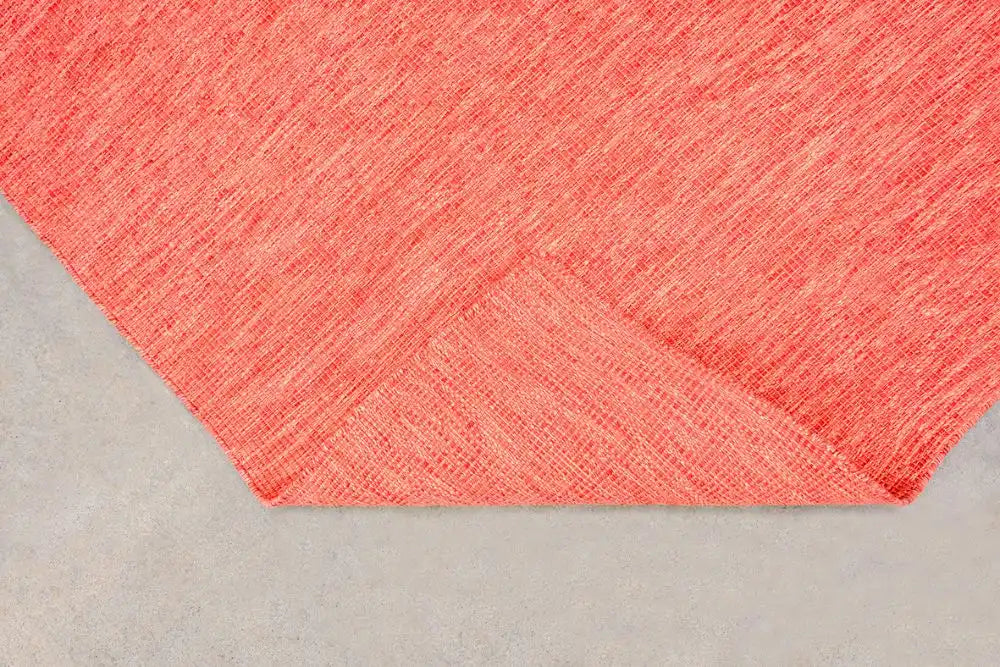 Woven Edge sensation sunset Orange, Red Living Room  Rug.