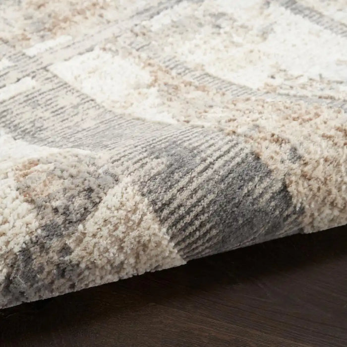 Nourison sustainable trends sut02 ivory multicolour Ivory Living Room  Rug.