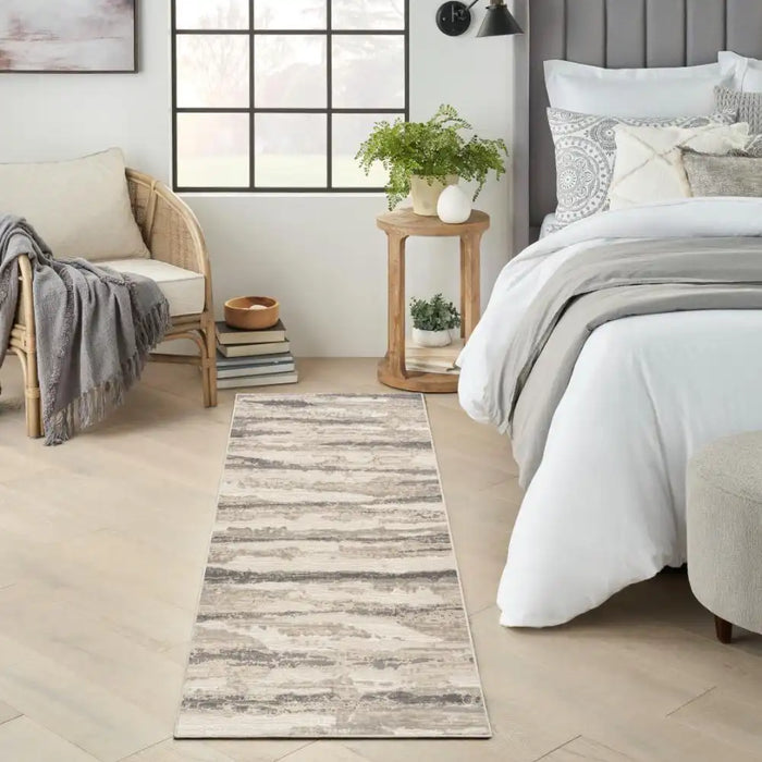Nourison sustainable trends sut03 ivory multicolour Ivory, Multicoloured Living Room  Rug.
