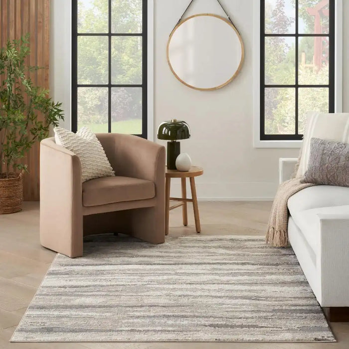 Nourison sustainable trends sut03 ivory multicolour Ivory, Multicoloured Living Room  Rug.