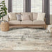 Nourison sustainable trends sut04 beige grey Grey, Beige Living Room  Rug.