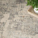 Nourison sustainable trends sut04 beige grey Grey, Beige Living Room  Rug.