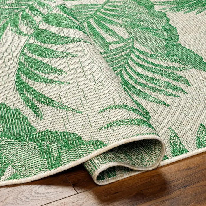 Surya rvl suzy 2358 green Green Living Room Flat Weave Rug.
