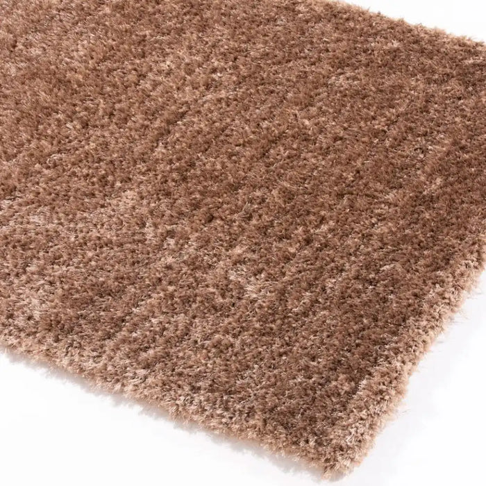 Esselle sophia shaggy taupe Brown Living Room Shaggy Rug.