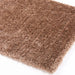 Esselle sophia shaggy taupe Brown Living Room Shaggy Rug.