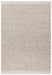 Asiatic elm taupe Beige Living Room Wool Rug.