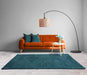 Asiatic hague teal Blue, Green, Teal Living Room Wool Rug.