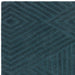 Asiatic hague teal Blue, Green, Teal Living Room Wool Rug.