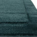 Asiatic rise teal Green, Teal Living Room Wool Rug.
