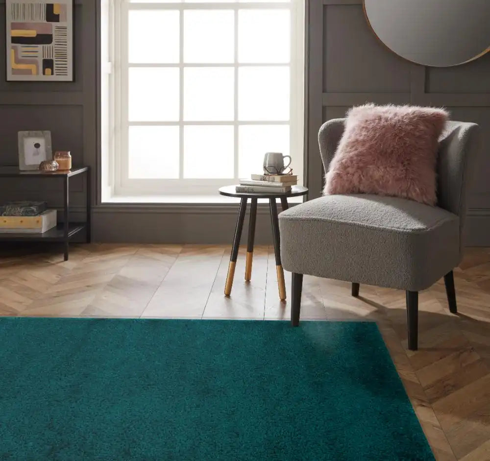 Sophia Shaggy Teal Rugs - Buy Teal Rugs Online from Rugs Direct ...