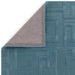 Asiatic maze asiatic teal Blue, Teal Living Room Wool Rug.