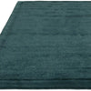 Asiatic rise teal Green, Teal Living Room Wool Rug.