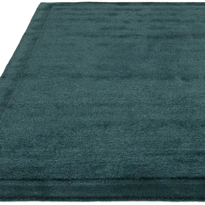 Teel Rag Rise Teal Green, Teal Rug — RugsDirect Online