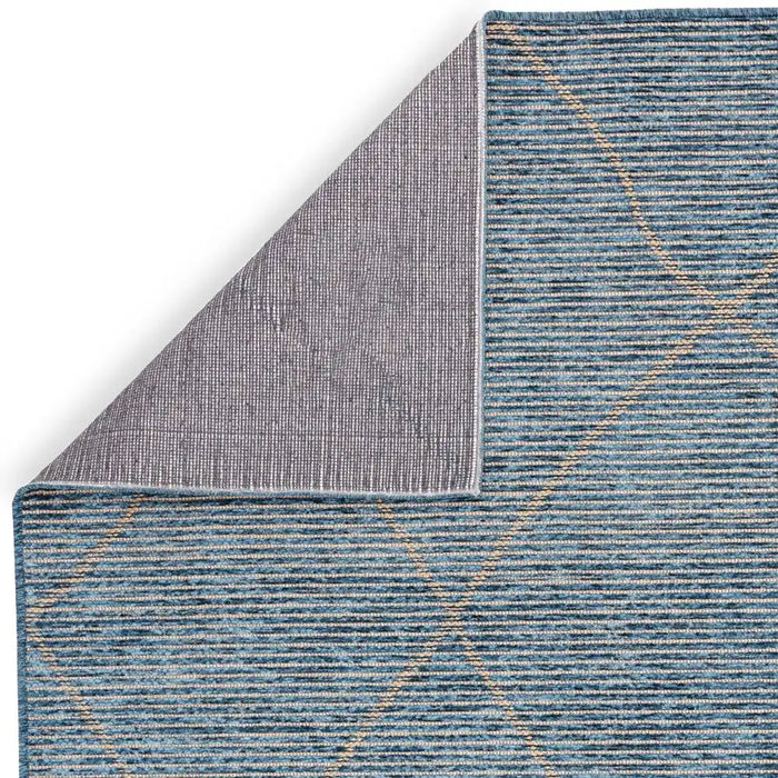 Asiatic mulberry teal Blue, Teal Living Room  Rug.