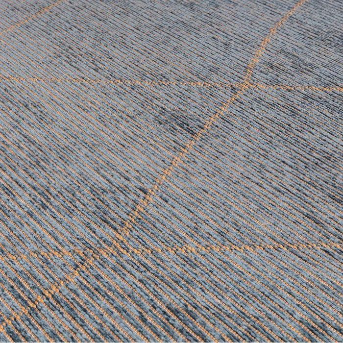 Asiatic mulberry teal Blue, Teal Living Room  Rug.