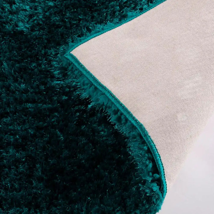 Esselle sophia shaggy teal Green, Teal Living Room Shaggy Rug.