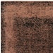 Asiatic elodie terracotta black Black, Orange Living Room  Rug.