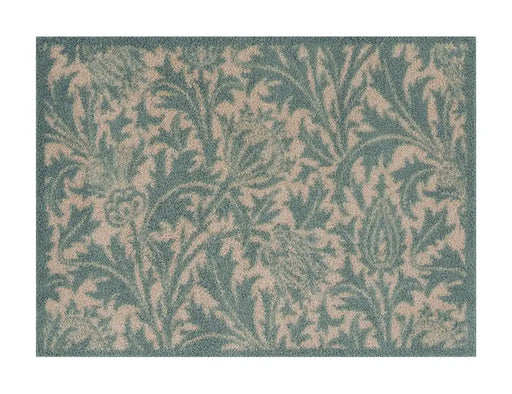 Turtle Mat morris and co thistle green Green Outdoor  Washable Rug.