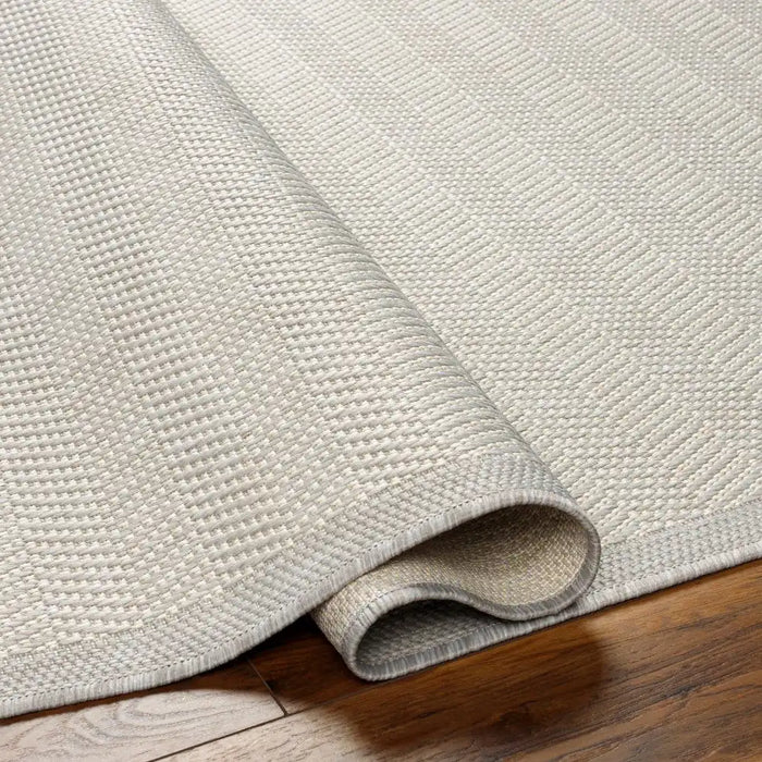 Surya rvl tonie 2383 grey Grey Living Room Flat Weave Rug.