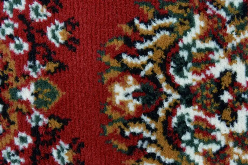 Homemaker maestro traditional red Red Living Room  Rug.