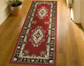 Homemaker maestro traditional red Red Living Room  Rug.
