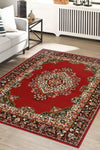 Homemaker maestro traditional red Red Living Room  Rug.