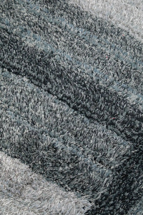 Rug Style 3d ultimate shaggy trellis anthra Grey Living Room Geometric Rug.