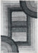 Rug Style 3d ultimate shaggy trellis anthra Grey Living Room Geometric Rug.