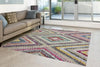 Homemaker villa tribal Multicoloured Living Room Geometric Rug.