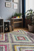 Homemaker villa tribal Multicoloured Living Room Geometric Rug.