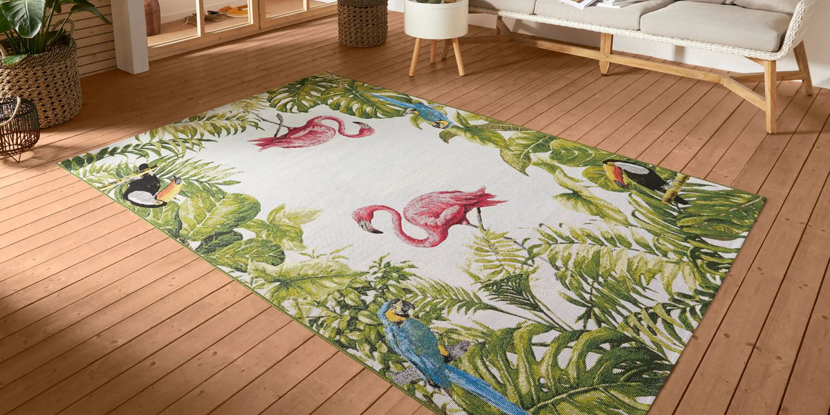 USA RUG / チューリップ柄 Flair Tropical Birds Rugs - Buy Tropical Birds Rugs Online from