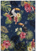 Hanse Home flair tropical dream blue Blue, Multicoloured Living Room Floral Rug.