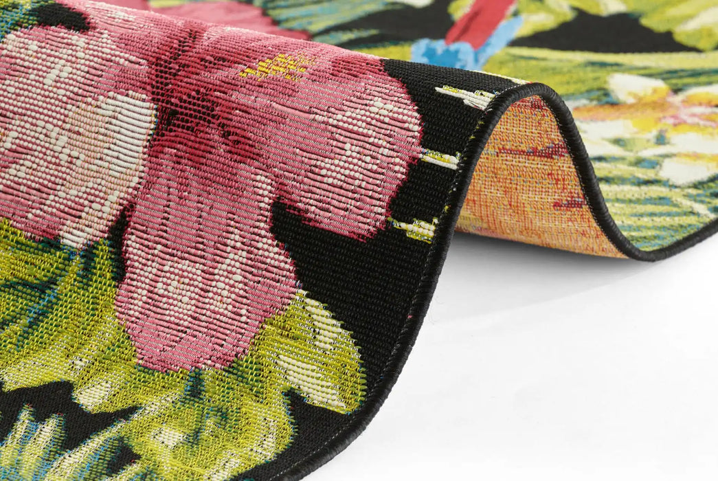 Hanse Home flair tropical feeling Multicoloured Living Room Floral Rug.