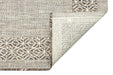 Nourison terrazo trz01 earth Brown Outdoor  Flat Weave Rug.