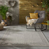 Nourison terrazo trz01 grey Grey Outdoor  Flat Weave Rug.