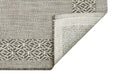 Nourison terrazo trz01 grey Grey Outdoor  Flat Weave Rug.