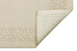 Nourison terrazo trz01 natural Beige Outdoor  Flat Weave Rug.