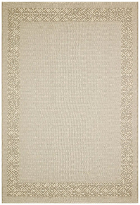 Nourison terrazo trz01 natural Beige Outdoor  Flat Weave Rug.