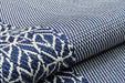 Nourison terrazo trz01 navy Blue Outdoor  Flat Weave Rug.