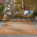 Nourison terrazo trz01 orange Orange Outdoor  Flat Weave Rug.