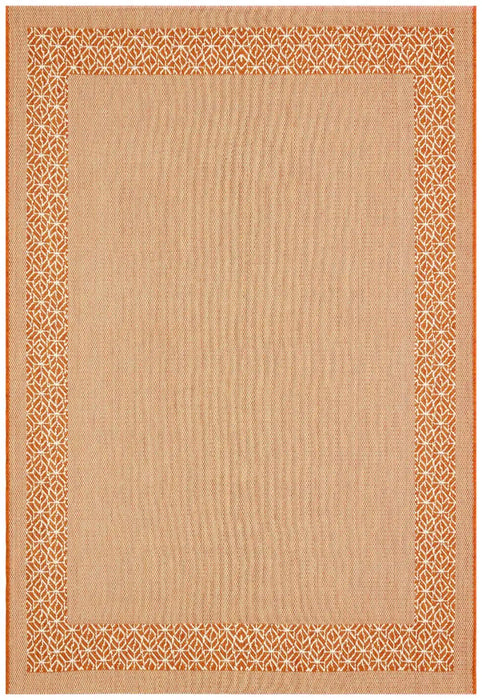 Nourison terrazo trz01 orange Orange Outdoor  Flat Weave Rug.
