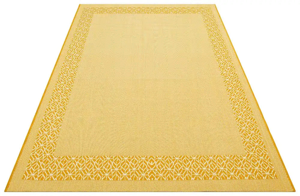 Nourison terrazo trz01 yellow Yellow Outdoor  Flat Weave Rug.