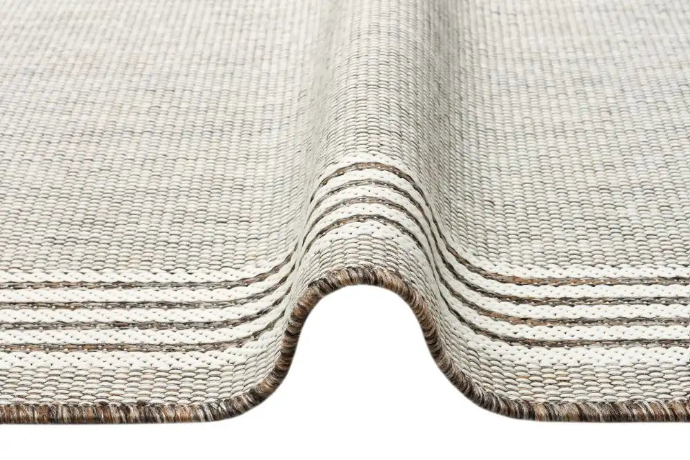 Nourison terrazo trz02 earth Beige Outdoor  Flat Weave Rug.