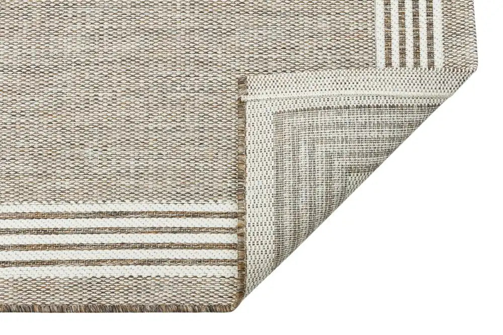Nourison terrazo trz02 earth Beige Outdoor  Flat Weave Rug.