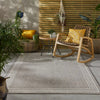Nourison terrazo trz02 grey Grey Outdoor  Flat Weave Rug.