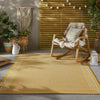 Nourison terrazo trz02 yellow Yellow Outdoor  Flat Weave Rug.