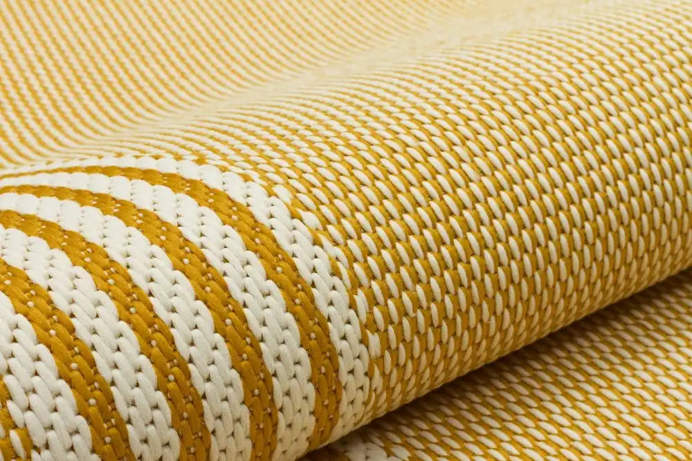 Nourison terrazo trz02 yellow Yellow Outdoor  Flat Weave Rug.