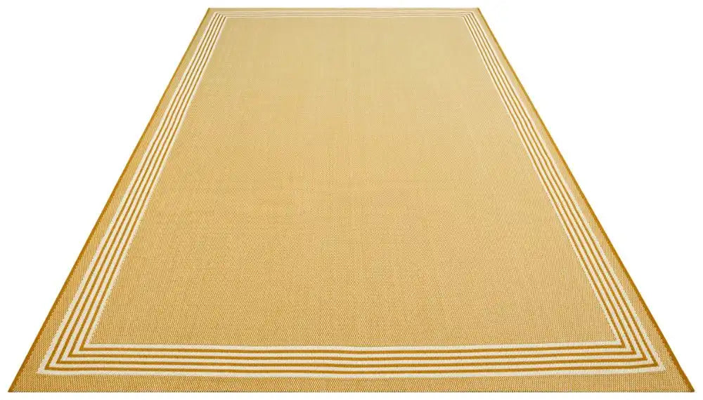 Nourison terrazo trz02 yellow Yellow Outdoor  Flat Weave Rug.